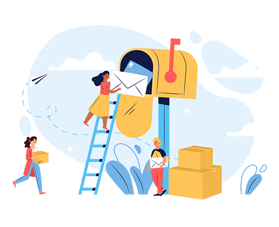 E-posta göndermek veya almak için zahmete girmeyin